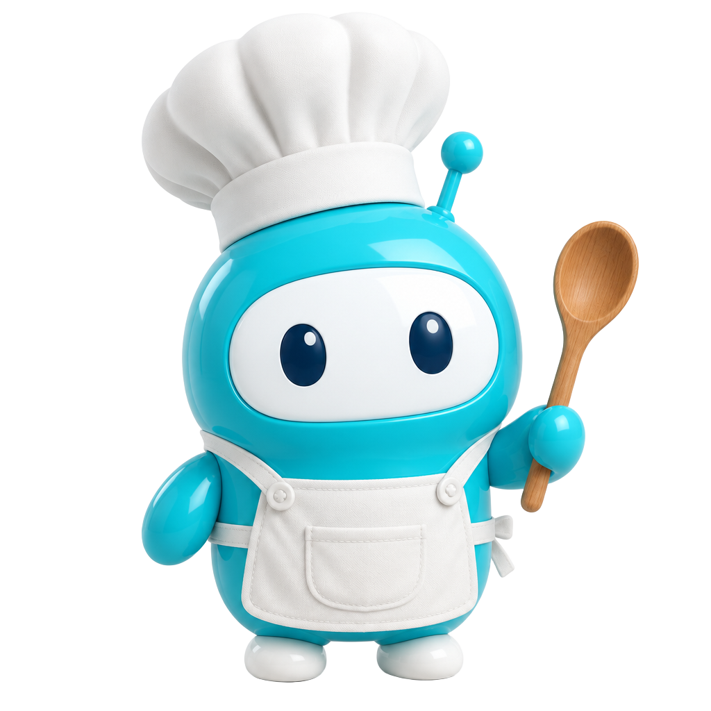 Recipe generations, an AMMA mascot employee