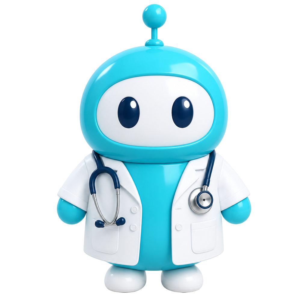 Doctor and health companion, an AMMA mascot employee
